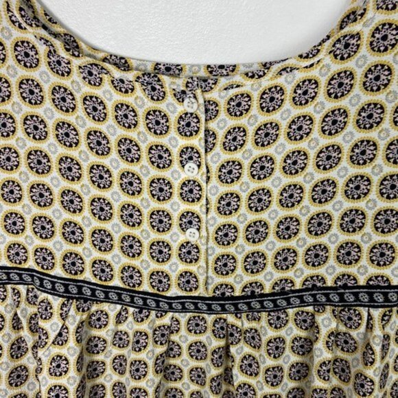 Nordstrom Max Studio Print Sleeveless Tiered Midi Dress Size Large Lightweight L - Picture 9 of 13